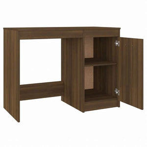 vidaXL デスク ブラウンオーク 100x50x76 cm エンジニアリングウッド家具 オフィス家具 デスク(代引不可)