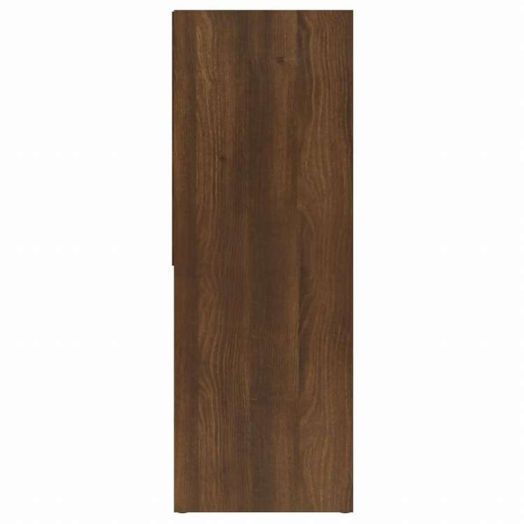 vidaXL ブックキャビネット ブラウンオーク 67x24x161 cm エンジニアリングウッド家具 棚 本棚・オープンラック(代引不可)