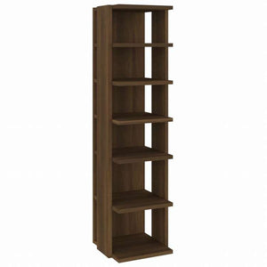 vidaXL シューズラック ブラウンオーク 27.5x27x102cm エンジニアリングウッドホーム&ガーデン 家事用品 収納&オーガナイザー 衣類・ワードローブ収納 シューズラック・整理収納(代引不可)