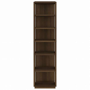 vidaXL シューズラック ブラウンオーク 27.5x27x102cm エンジニアリングウッドホーム&ガーデン 家事用品 収納&オーガナイザー 衣類・ワードローブ収納 シューズラック・整理収納(代引不可)