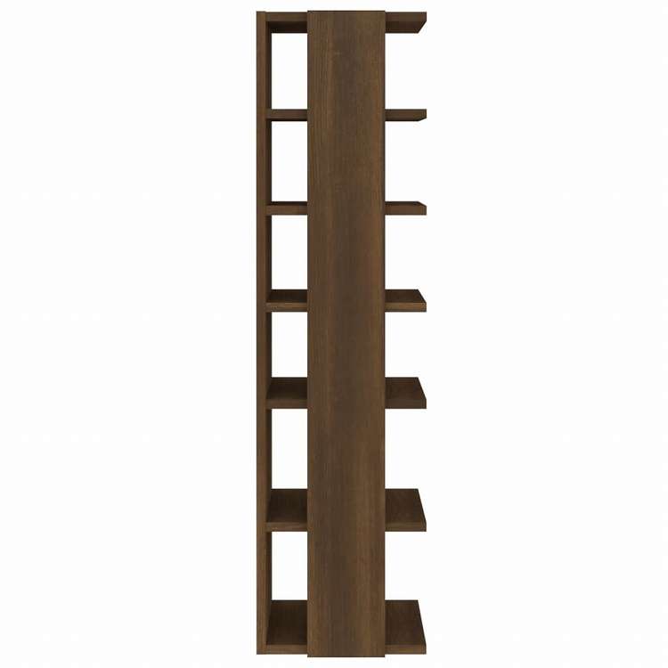 vidaXL シューズラック ブラウンオーク 27.5x27x102cm エンジニアリングウッドホーム&ガーデン 家事用品 収納&オーガナイザー 衣類・ワードローブ収納 シューズラック・整理収納(代引不可)