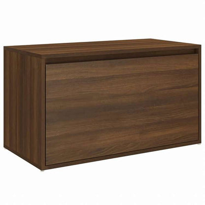 vidaXL ホールベンチ 80x40x45 cm ブラウン エンジニアリングウッド家具 ベンチ 倉庫・通路用ベンチ(代引不可)
