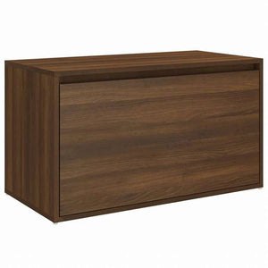 vidaXL ホールベンチ 80x40x45 cm ブラウン エンジニアリングウッド家具 ベンチ 倉庫・通路用ベンチ(代引不可)