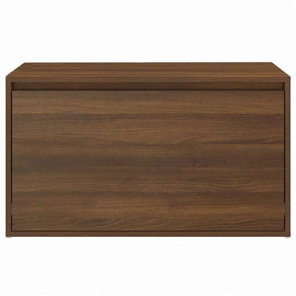 vidaXL ホールベンチ 80x40x45 cm ブラウン エンジニアリングウッド家具 ベンチ 倉庫・通路用ベンチ(代引不可)