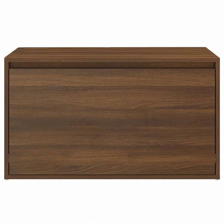 vidaXL ホールベンチ 80x40x45 cm ブラウン エンジニアリングウッド家具 ベンチ 倉庫・通路用ベンチ(代引不可)