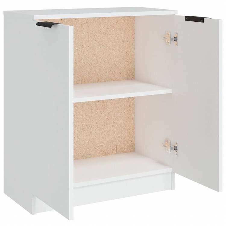 vidaXL サイドボード ホワイト 60x30x70cm エンジニアリングウッド家具 キャビネット&収納 サイドボード(代引不可)