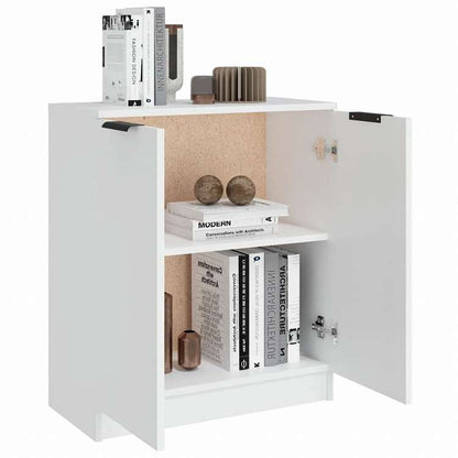 vidaXL サイドボード ホワイト 60x30x70cm エンジニアリングウッド家具 キャビネット&収納 サイドボード(代引不可)