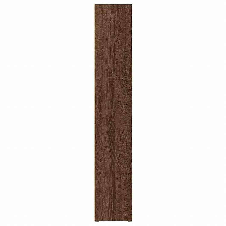 vidaXL CDキャビネット 2点 ブラウンオーク 21x16x93.5cm エンジニアリングウッド家具 キャビネット&収納 メディア収納・ラック(代引不可)