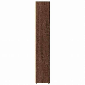 vidaXL CDキャビネット 2点 ブラウンオーク 21x16x93.5cm エンジニアリングウッド家具 キャビネット&収納 メディア収納・ラック(代引不可)