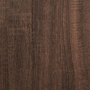 vidaXL CDキャビネット 2点 ブラウンオーク 21x16x93.5cm エンジニアリングウッド家具 キャビネット&収納 メディア収納・ラック(代引不可)