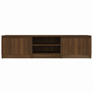 vidaXL TVキャビネット ブラウンオーク 140x40x35.5 cm エンジニアリングウッド家具 AVラック・テレビ台(代引不可)
