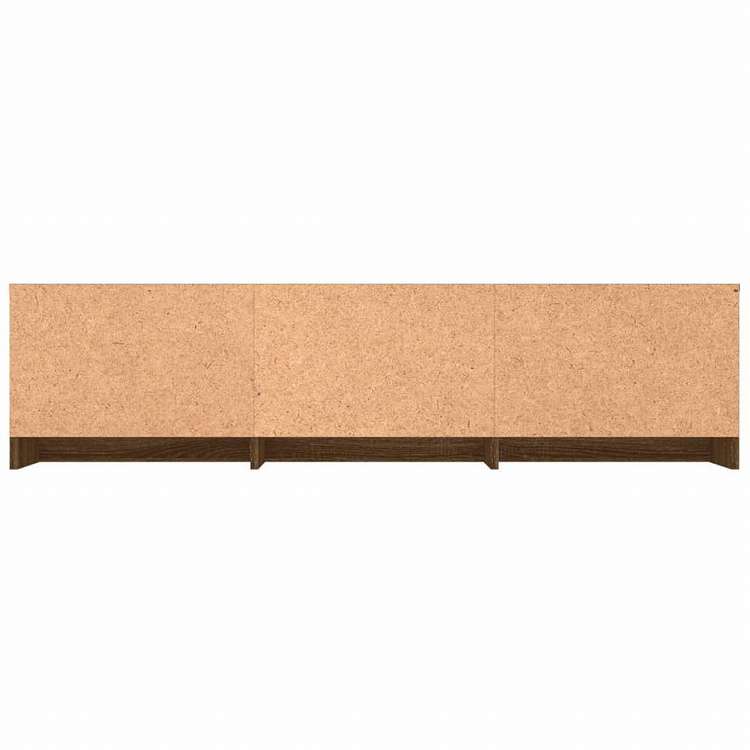 vidaXL TVキャビネット ブラウンオーク 140x40x35.5 cm エンジニアリングウッド家具 AVラック・テレビ台(代引不可)