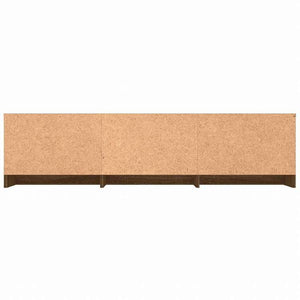 vidaXL TVキャビネット ブラウンオーク 140x40x35.5 cm エンジニアリングウッド家具 AVラック・テレビ台(代引不可)