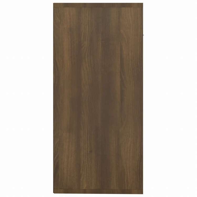 vidaXL サイドボード ブラウンオーク 88x30x65cm エンジニアリングウッド家具 キャビネット&収納 サイドボード(代引不可)