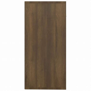 vidaXL サイドボード ブラウンオーク 88x30x65cm エンジニアリングウッド家具 キャビネット&収納 サイドボード(代引不可)