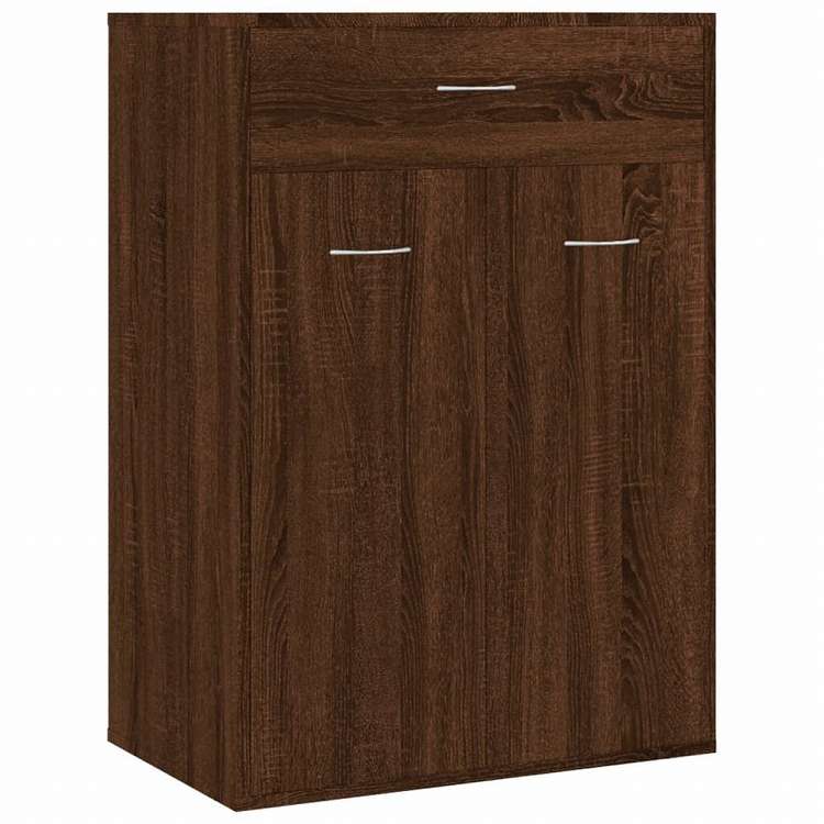vidaXL シューズキャビネット ブラウンオーク 60x35x84 cm エンジニアリングウッドホーム&ガーデン 家事用品 収納&オーガナイザー 衣類・ワードローブ収納 シューズラック・整理収納(代引不可)