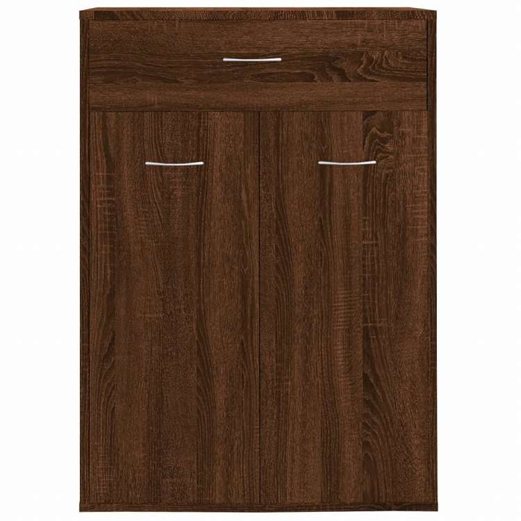 vidaXL シューズキャビネット ブラウンオーク 60x35x84 cm エンジニアリングウッドホーム&ガーデン 家事用品 収納&オーガナイザー 衣類・ワードローブ収納 シューズラック・整理収納(代引不可)