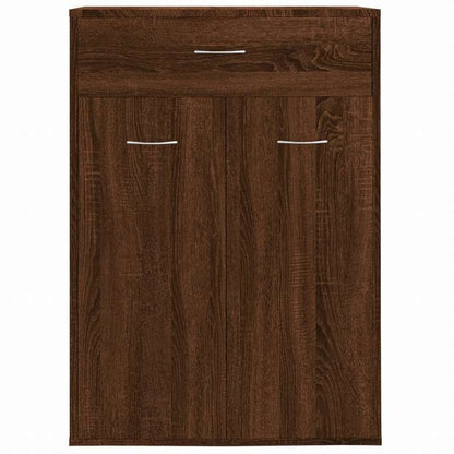 vidaXL シューズキャビネット ブラウンオーク 60x35x84 cm エンジニアリングウッドホーム&ガーデン 家事用品 収納&オーガナイザー 衣類・ワードローブ収納 シューズラック・整理収納(代引不可)