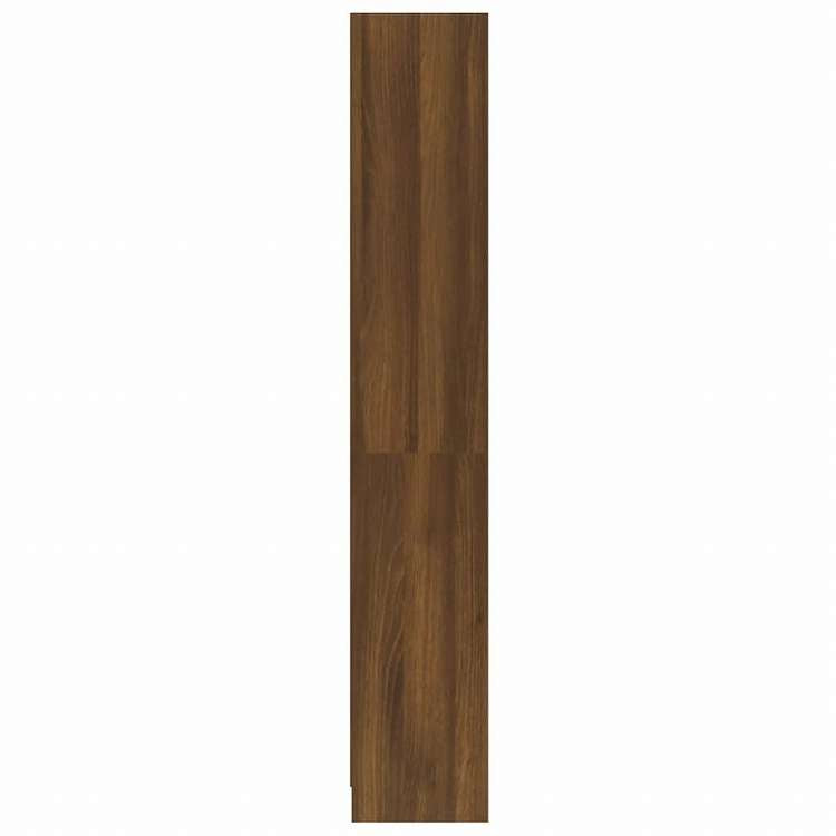 vidaXL 4段 ブックキャビネット ブラウンオーク 60x24x142 cm エンジニアリングウッド家具 棚 本棚・オープンラック(代引不可)