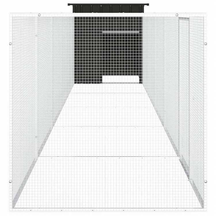 vidaXL チキンケージ アントラシート 600x91x100 cm 亜鉛メッキ鋼動物&ペット用品 ペット用品 小動物用品 小動物 飼育・ケージ(代引不可)