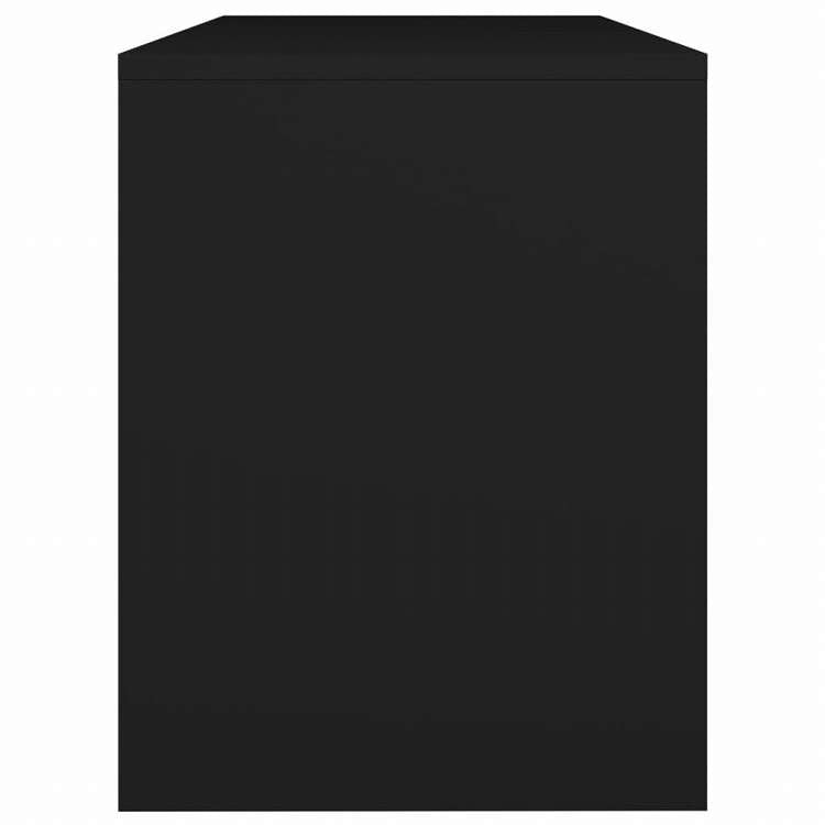 vidaXL ドレッシングスツール ブラック 70x35x45 cm エンジニアリングウッド家具 ベンチ 化粧台スツール(代引不可)