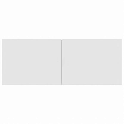 vidaXL テレビキャビネット 2点 ホワイト 80x30x30 cm エンジニアリングウッド家具 AVラック・テレビ台(代引不可)