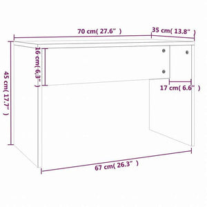 vidaXL ドレッシングテーブルセット ホワイト 86.5x35x136cm家具 キャビネット&収納 洗面・化粧台ユニット 寝室用化粧用テーブル(代引不可)