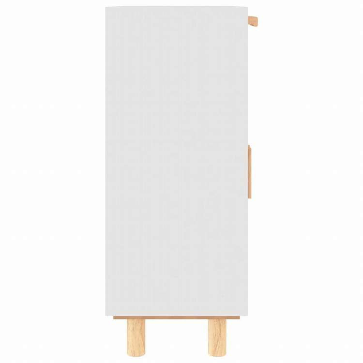 vidaXL サイドボード ホワイト 60x30x75 cm パイン無垢材&天然ラタン家具 キャビネット&収納 サイドボード(代引不可)