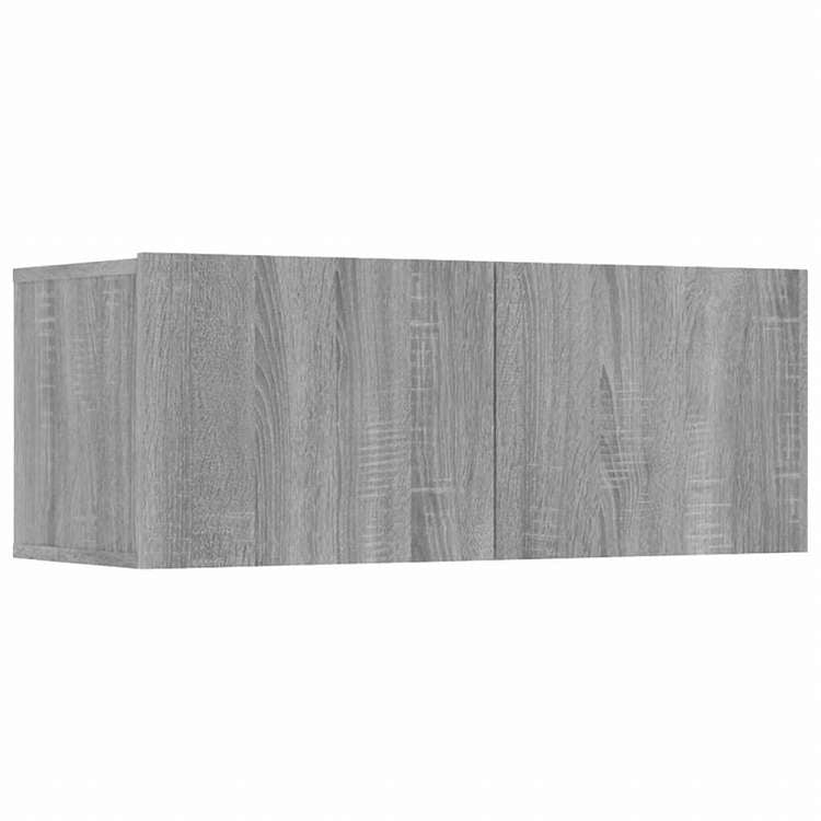 vidaXL テレビキャビネット 4点 ブラウンオーク 80x30x30 cm エンジニアリングウッド家具 AVラック・テレビ台(代引不可)