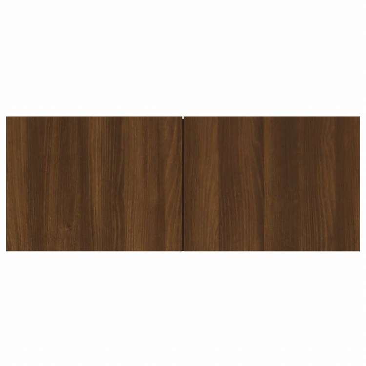 vidaXL テレビキャビネット 4点 ブラウンオーク 80x30x30 cm エンジニアリングウッド家具 AVラック・テレビ台(代引不可)