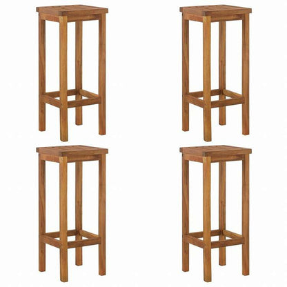 vidaXL ガーデンバー5点セット アカシア無垢材家具 アウトドア家具 屋外家具セット(代引不可)