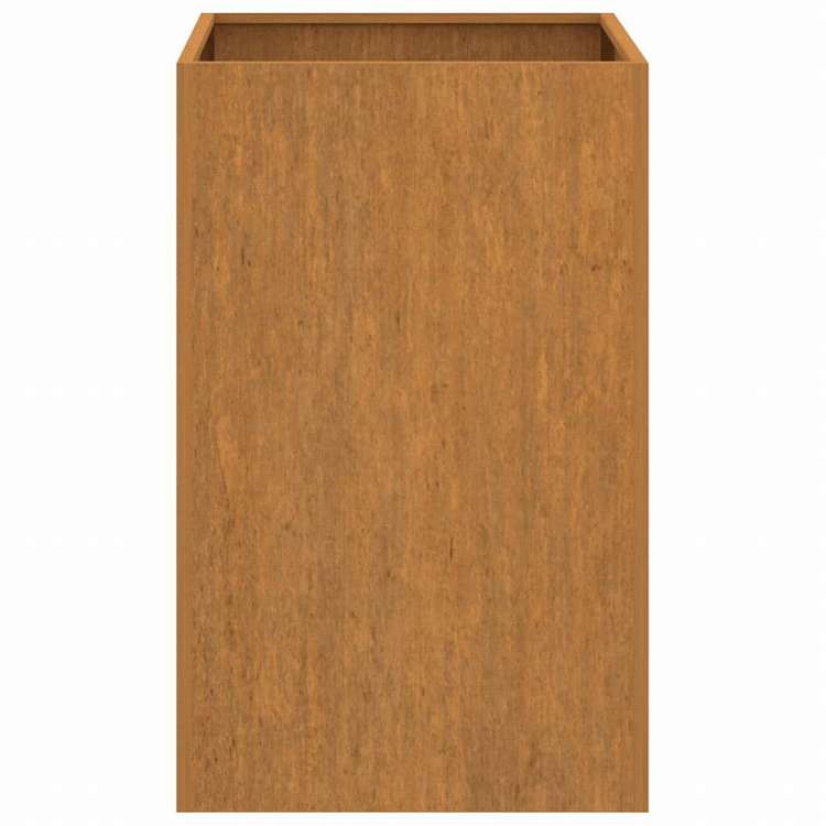 vidaXL プランター ― 42x38x75 cm コルテン鋼ホーム&ガーデン 芝&ガーデン ガーデニング 鉢植え・プランター(代引不可)