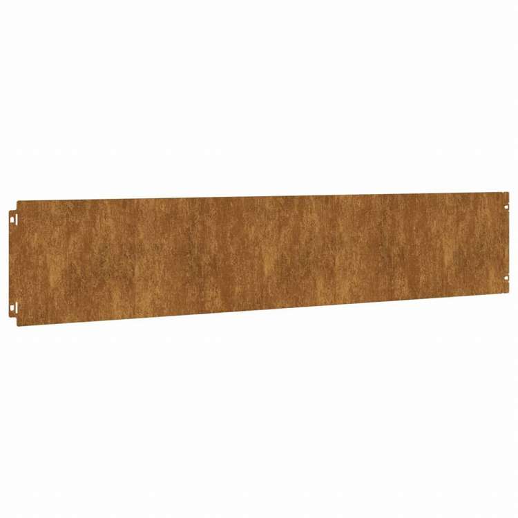 vidaXL 芝生用エッジング 10点 20x103 cm フレキシブル コールテンスチールハードウェア フェンス&バリア 庭小道・縁(代引不可)