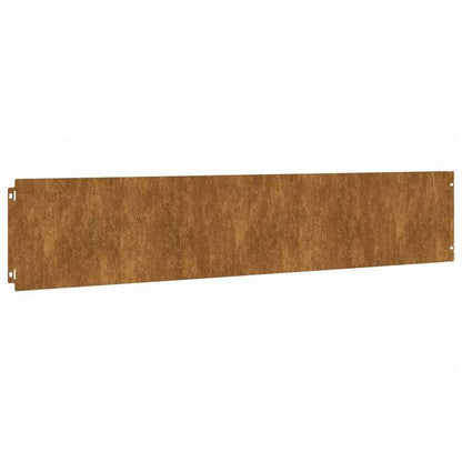 vidaXL 芝生用エッジング 10点 20x103 cm フレキシブル コールテンスチールハードウェア フェンス&バリア 庭小道・縁(代引不可)