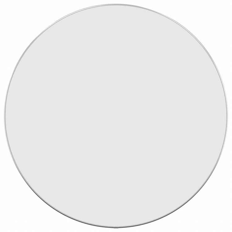 vidaXL ウォールミラー シルバー 直径60 cm 円形ホーム&ガーデン デコレーション 鏡(代引不可)