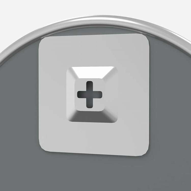 vidaXL ウォールミラー シルバー 直径60 cm 円形ホーム&ガーデン デコレーション 鏡(代引不可)