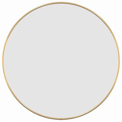 vidaXL ウォールミラー ゴールド 直径50 cm 円形ホーム&ガーデン デコレーション 鏡(代引不可)