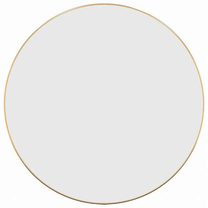vidaXL ウォールミラー ゴールド 直径60 cm 円形ホーム&ガーデン デコレーション 鏡(代引不可)