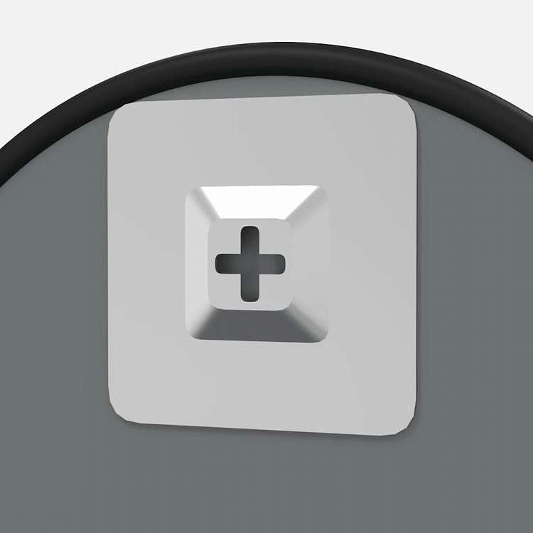 vidaXL ウォールミラー ブラック 直径60 cm 円形ホーム&ガーデン デコレーション 鏡(代引不可)