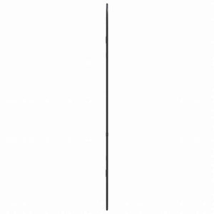 vidaXL 壁取り付け式ミラー ブラック 90x40 cm オーバルホーム&ガーデン デコレーション 鏡(代引不可)