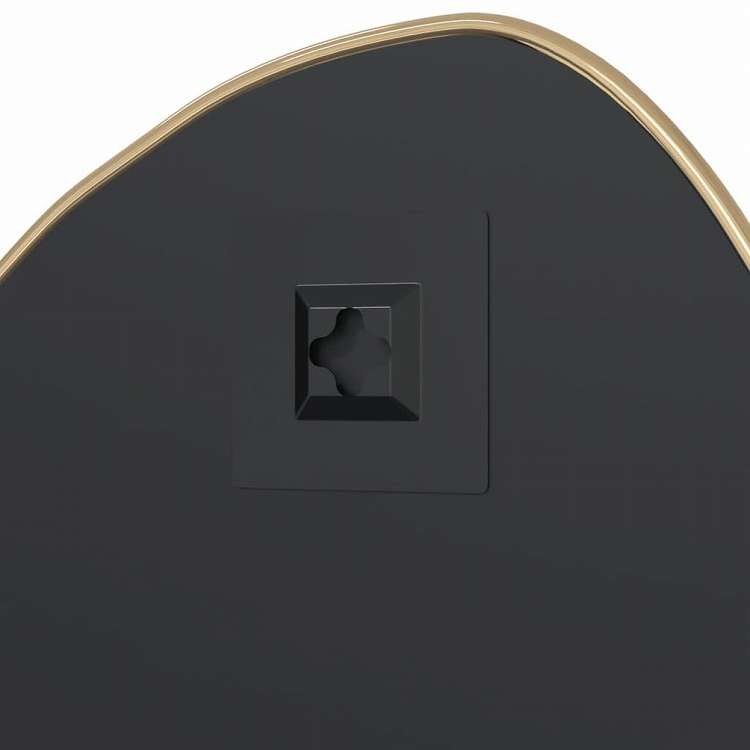 vidaXL ウォールミラー ゴールド 60x50 cmホーム&ガーデン デコレーション 鏡(代引不可)