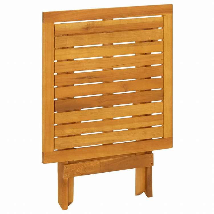 vidaXL 屋外デッキチェア フットレスト+テーブル付 アカシア無垢材家具 アウトドア家具 屋外椅子 サンラウンジャー(代引不可)