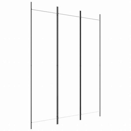 vidaXL 3枚パネル 間仕切り ホワイト 150x200cm 布製家具 間仕切り(代引不可)