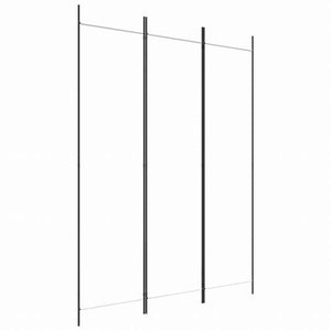 vidaXL 3枚パネル 間仕切り ホワイト 150x200cm 布製家具 間仕切り(代引不可)