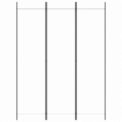 vidaXL 3枚パネル 間仕切り ホワイト 150x200cm 布製家具 間仕切り(代引不可)