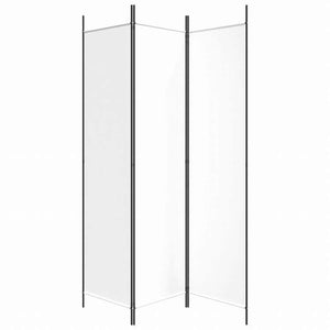 vidaXL 3枚パネル 間仕切り ホワイト 150x200cm 布製家具 間仕切り(代引不可)