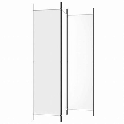 vidaXL 3枚パネル 間仕切り ホワイト 150x200cm 布製家具 間仕切り(代引不可)