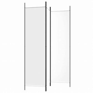 vidaXL 3枚パネル 間仕切り ホワイト 150x200cm 布製家具 間仕切り(代引不可)