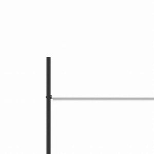 vidaXL 3枚パネル 間仕切り ホワイト 150x200cm 布製家具 間仕切り(代引不可)