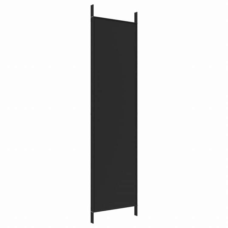 vidaXL 3枚パネル 間仕切り 150x200cm 布製 ブラック家具 間仕切り(代引不可)